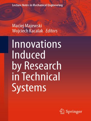 cover image of Innovations Induced by Research in Technical Systems